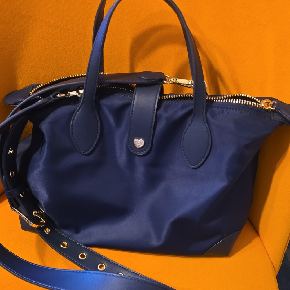 Elegant Blue Handbag